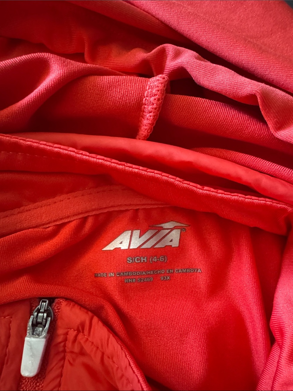 Avia Bright Red Lightweight Hooded Jacket - Picture 2 of 6